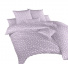 Povlečení Eliška bílá na fialovém - Krep