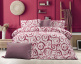 Povlečení Spirála růžová - Bavlna