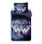 Polyesterové  povlečení 3D - Blue wolf