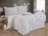 Povlečení Zima černá - Bavlna