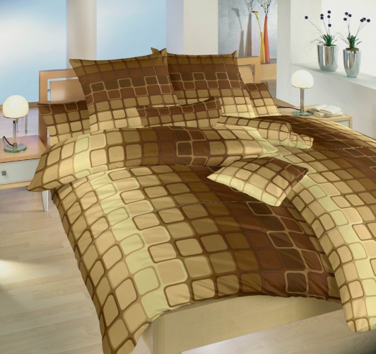 Povlečení Čokoláda hnědá - Bavlna | 140x200, 70x90
