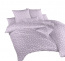 Povlečení Eliška bílá na fialovém - Krep | 140x200, 70x90